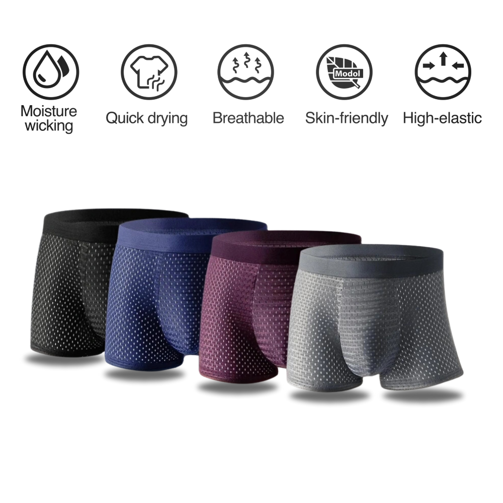 BAMBOO BREEZE BOXER SHORTS - FOR LASTING COMFORT